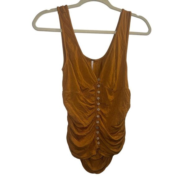 ✨Free People In The Mood Tank Top Amber Size Medium✨ - Picture 5 of 8
